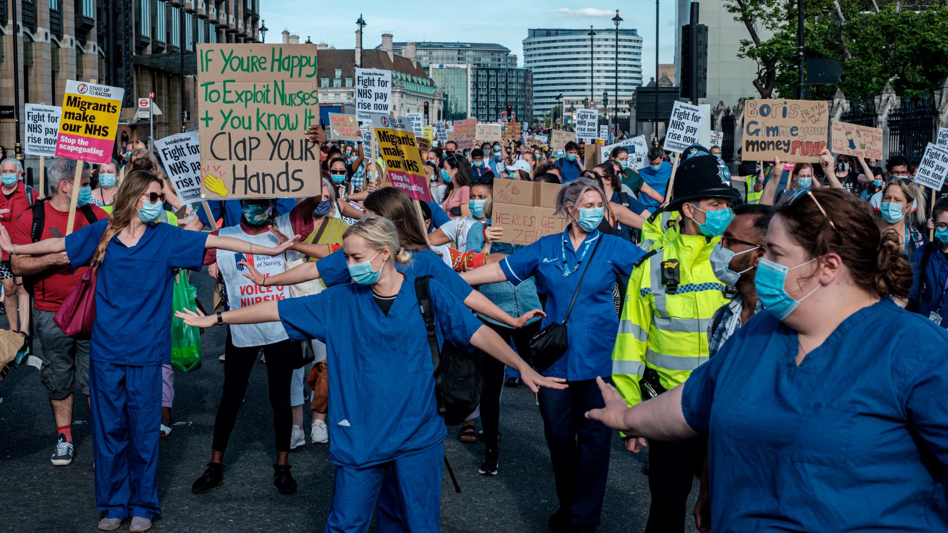 Nurses striking over pay and working conditions. Steven Daniels explores how union rights in the UK have been destroyed by Conservative governments.