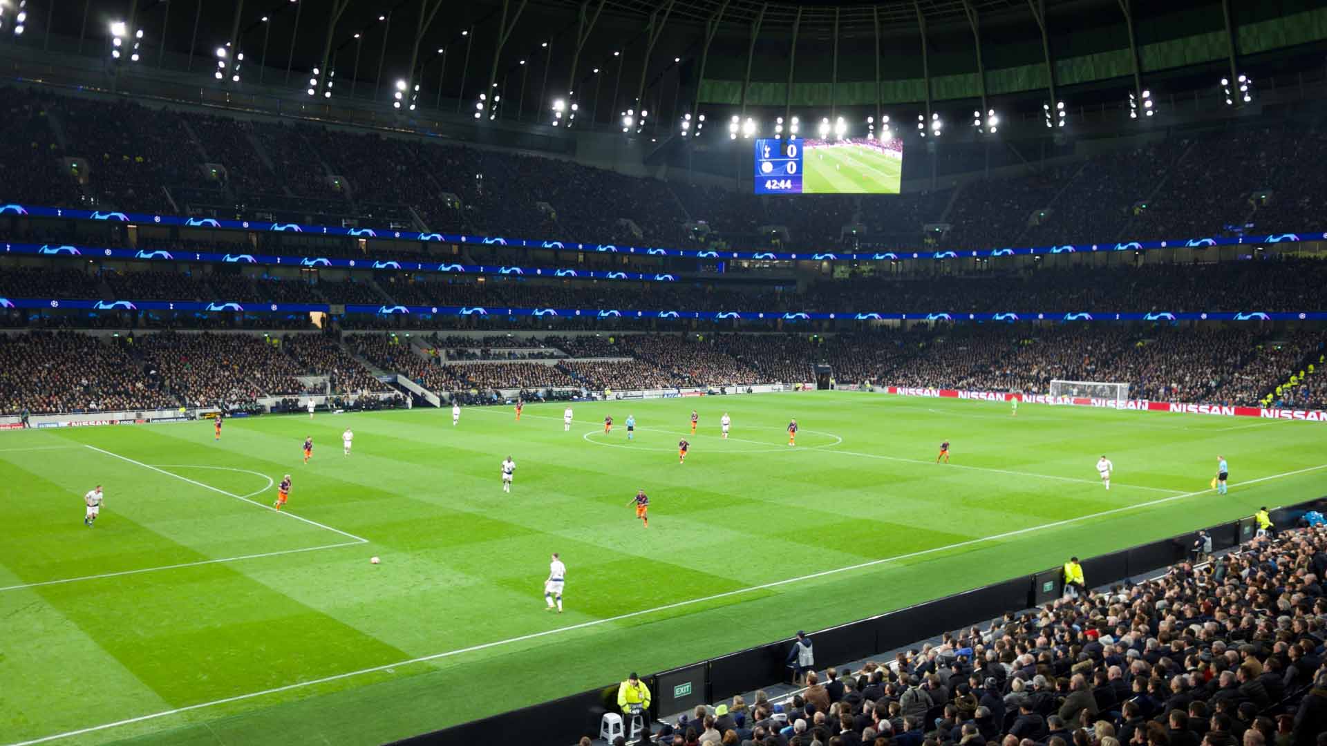 A match between Tottenham Hotspur and Manchester City at the Tottenham Hotspur Stadium. Post-World Cup fixture congestion increases injury risk in professional footballers, new research has revealed.