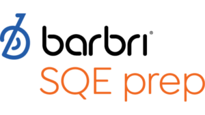 Logo for 'Barbri SQE Prep'