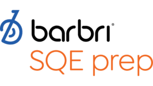 Logo for 'Barbri SQE Prep'