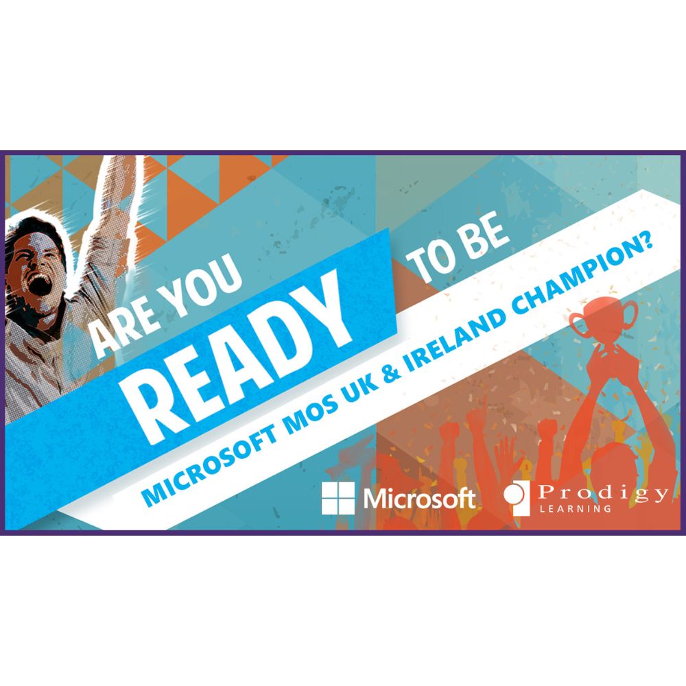 Microsoft Office Specialist UK & Ireland Champion poster