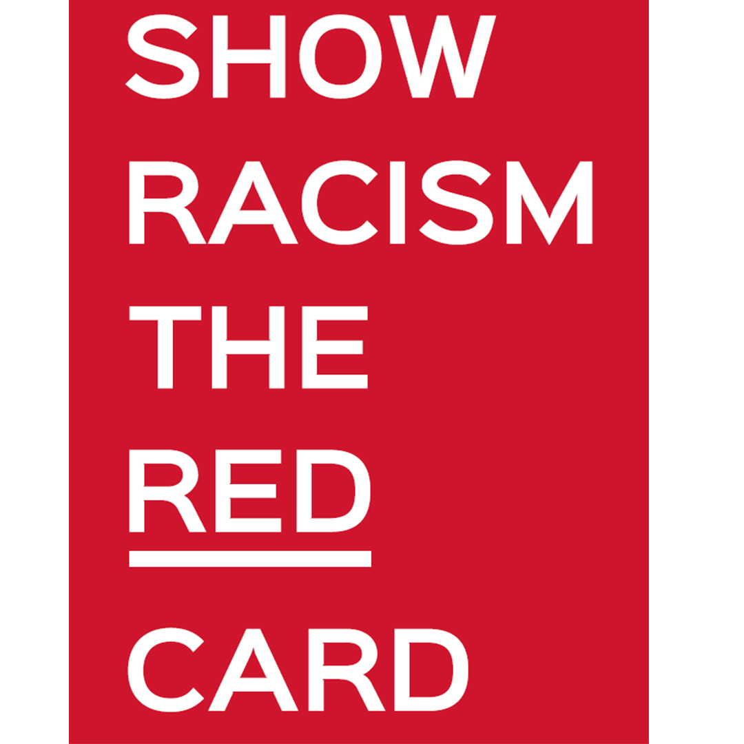 Show Racism the Red Card logo.