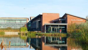 Exterior photograph of the Faculty of Education Building