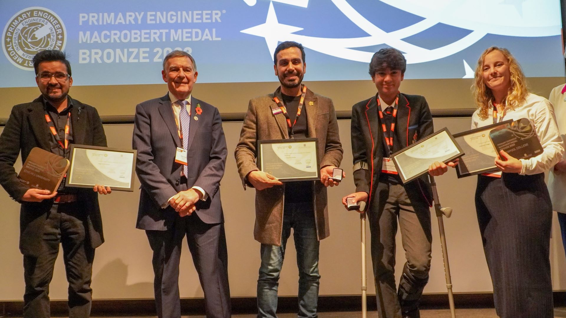 MacRobert medal awards given to engineering department.