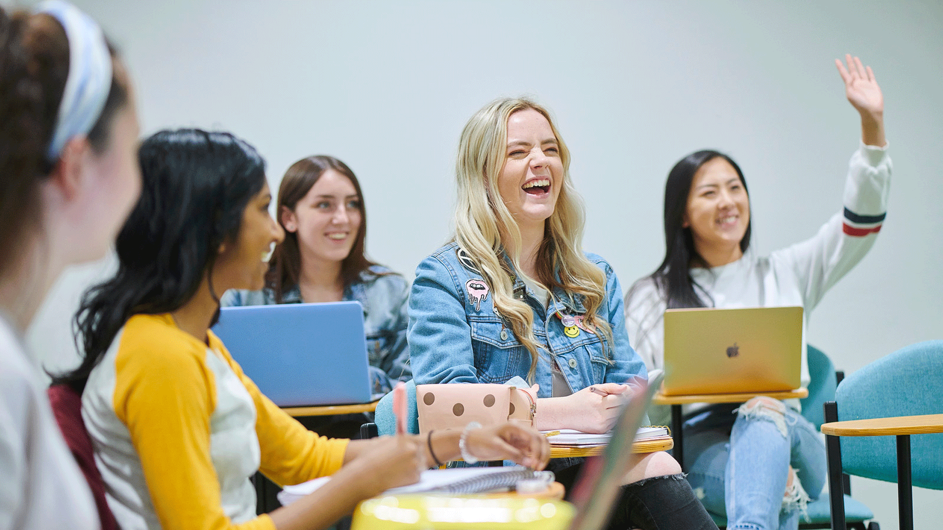 Clinical and Health psychology students engaging in classroom activity