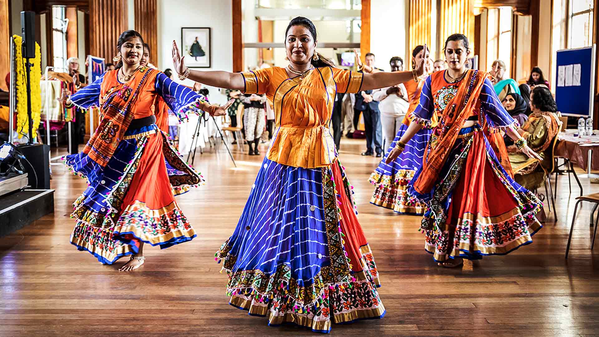 Indian dance performance at Edge Hill University Mela