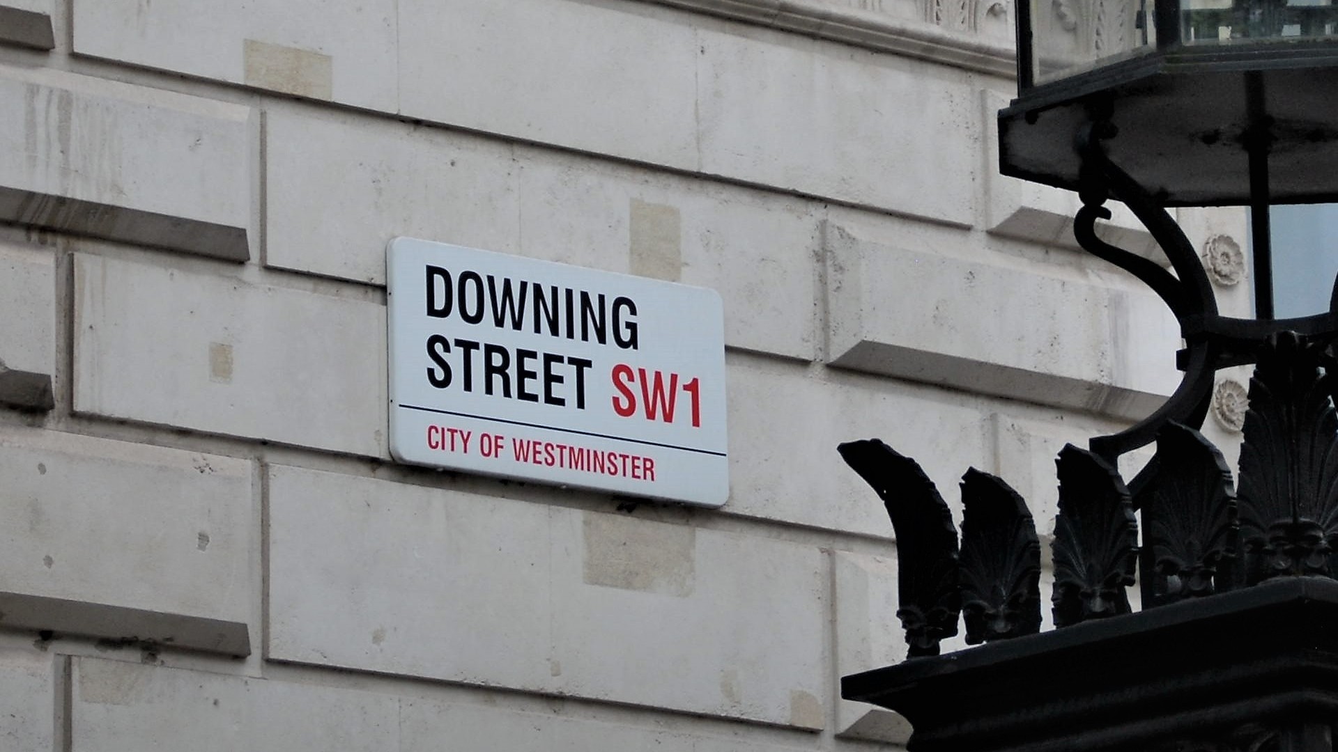 Downing Street Sign