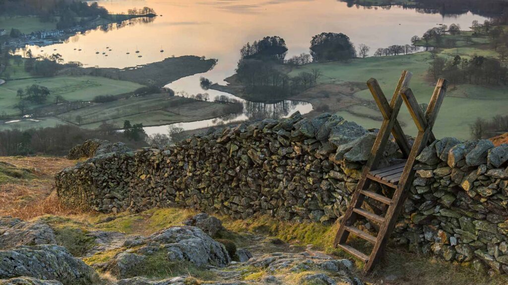 A view of the Lake District in Cumbria