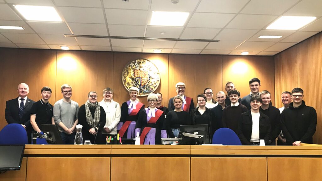 Edge Hill students at Liverpool Crown Court