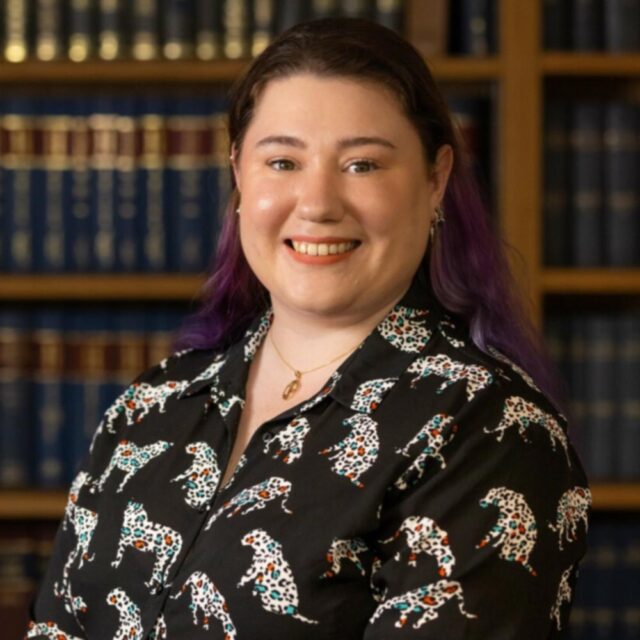 A headshot of Phoebe Gallacher