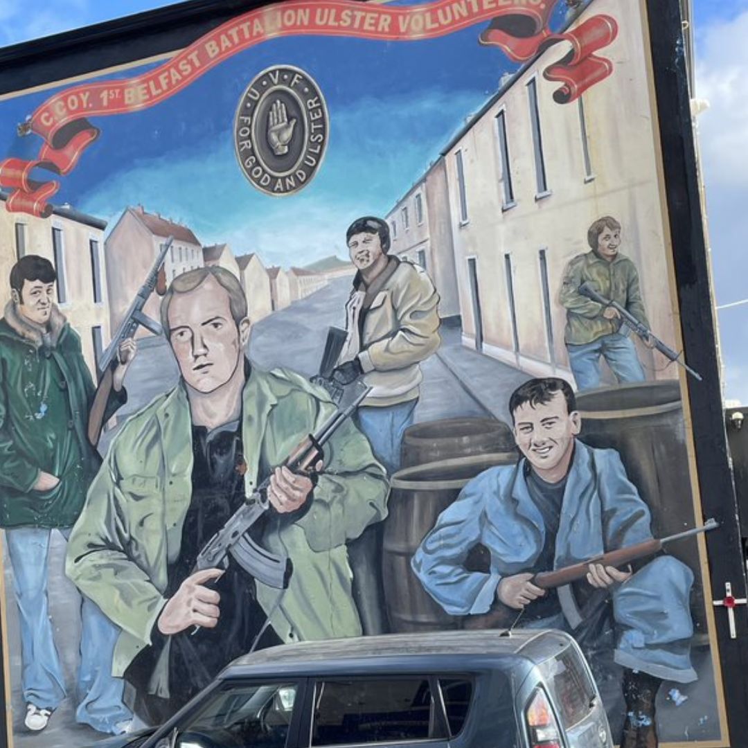 example of Belfast mural