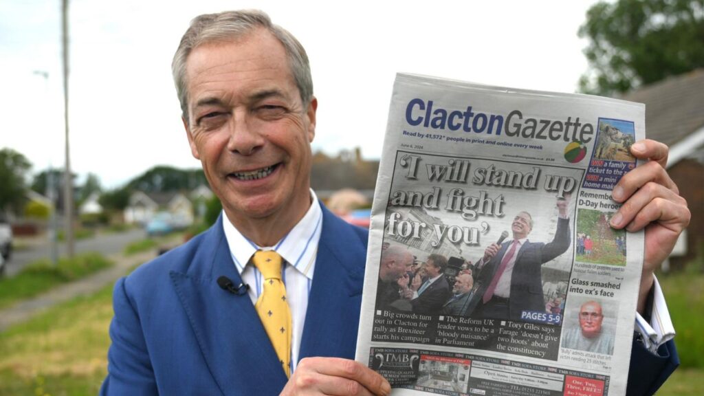 Nigel Farage. Source: @Nigel_Farage