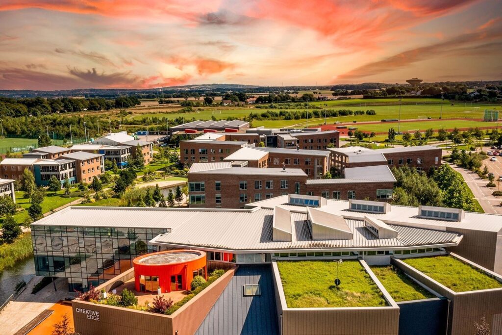 A general view of the Edge Hill campus