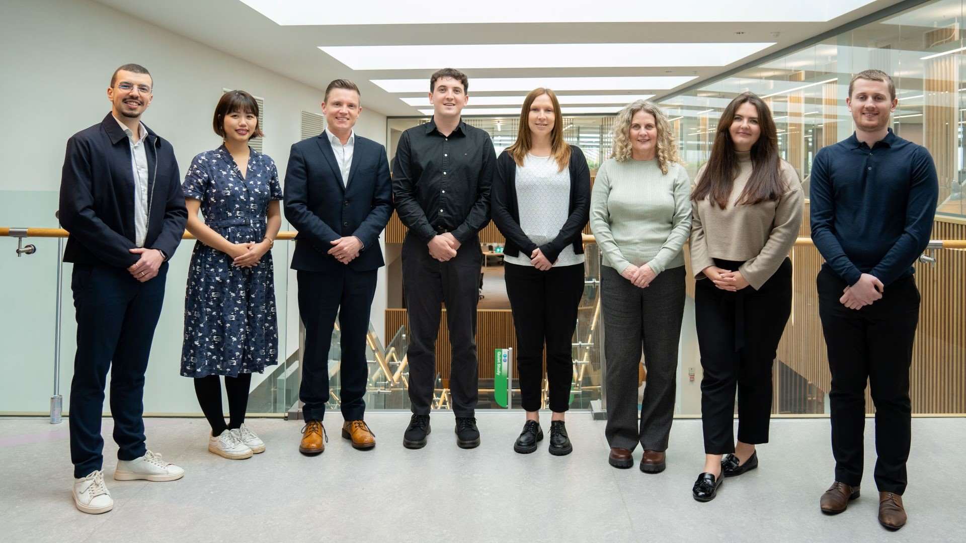 Group photo of the International team