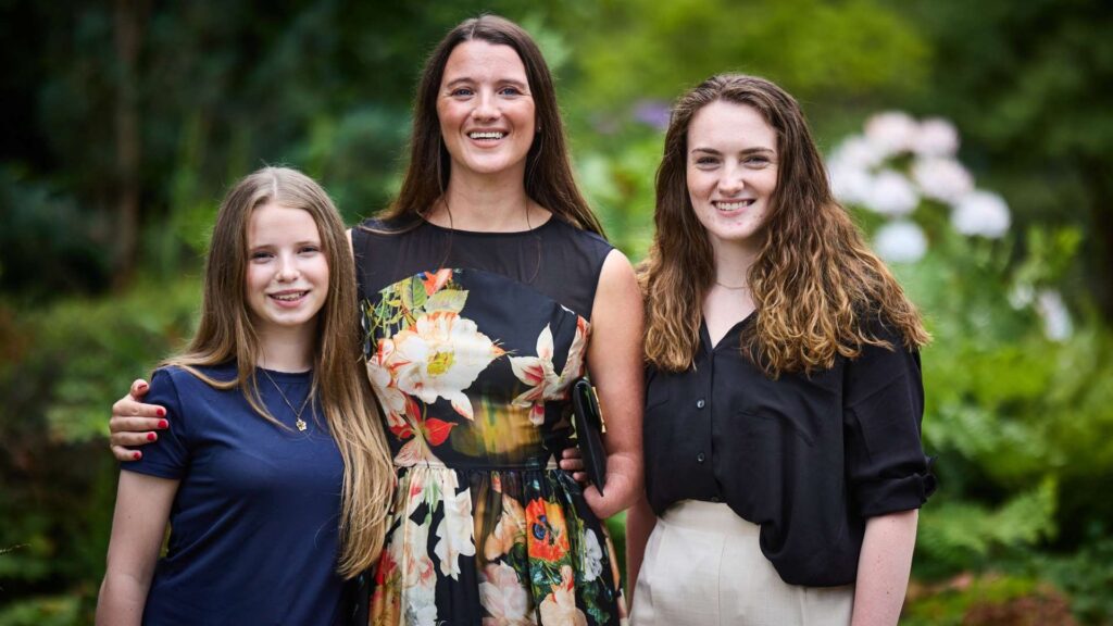 Amy Truesdale Poppy Gleave, Amy Truesdale MBE and Liz Hignett.