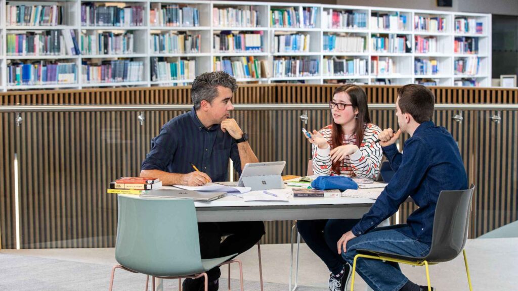 A group of people discussing external tookkits