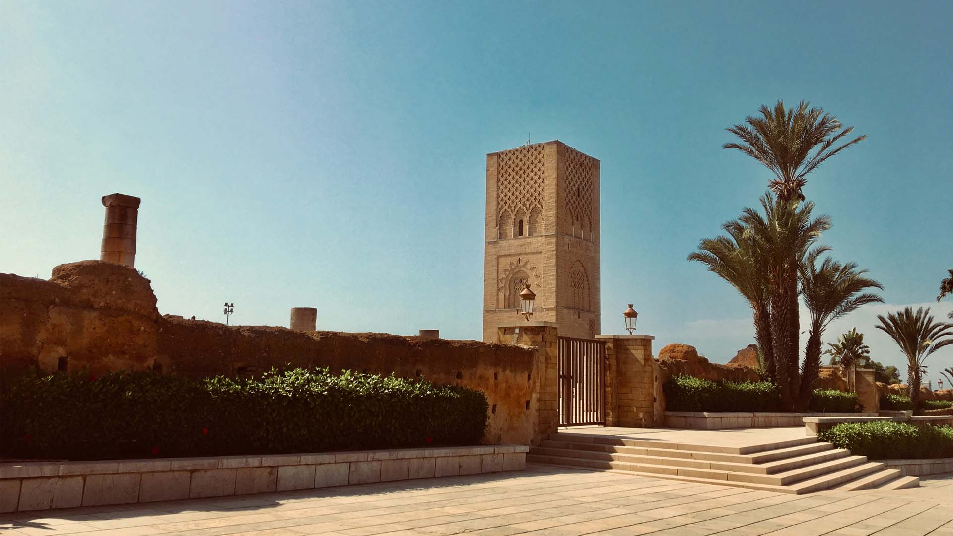 View on Avenue Mohamed Al Yazidi in Rabat, Morocco