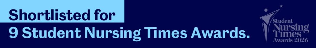 Shortlisted for nine Student Nursing Times Awards - Student Nursing Times Awards 2026