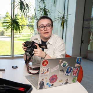 Lauren Briscoe, BA (Hons) Media student