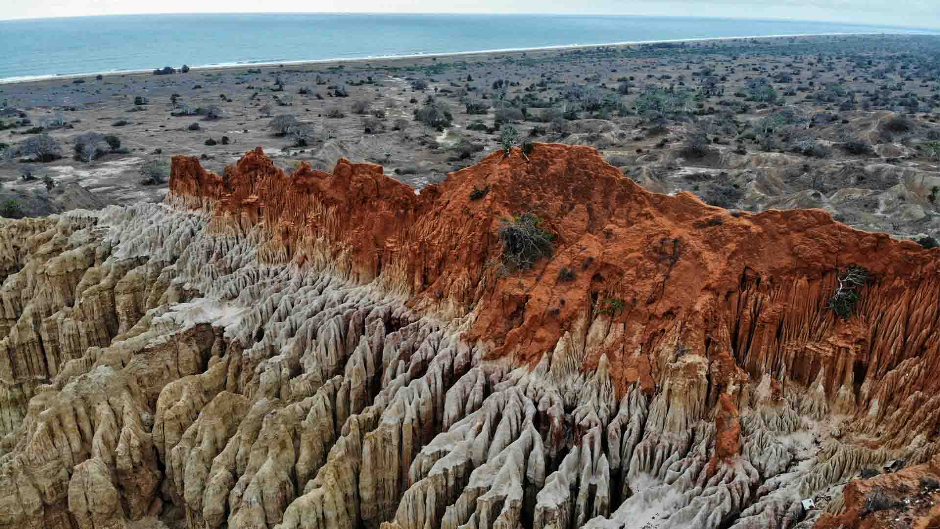 View on Morro da Luan in Angola from above