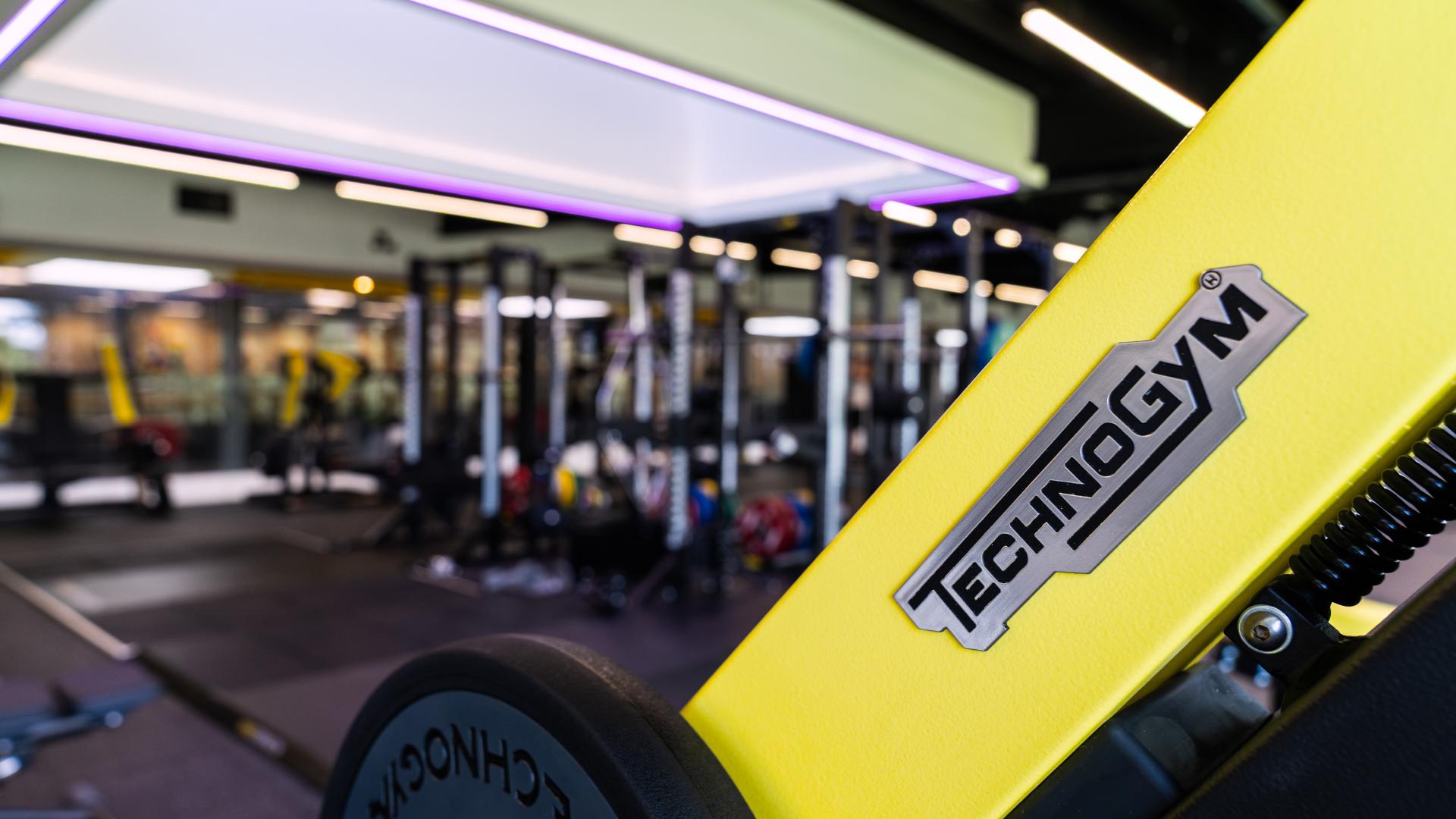 Technogym equipment close up image