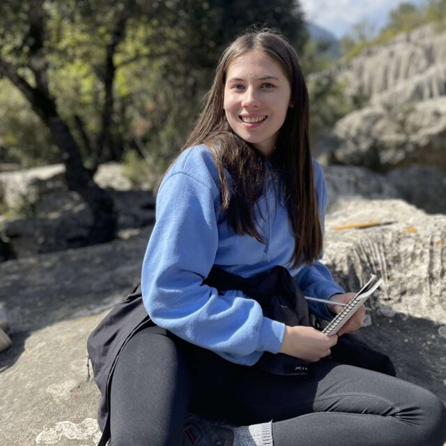 Eryka Hayes, graduate of our former Geo-Environmental Hazards degree.