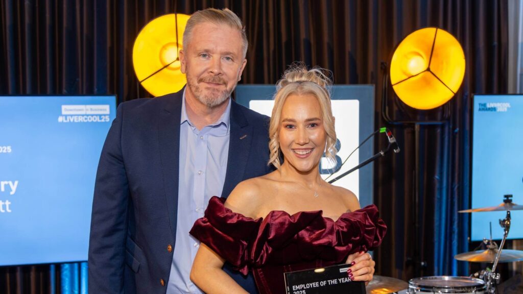 Emma Lavery pictured with Dave Dargan, Founder at Starship