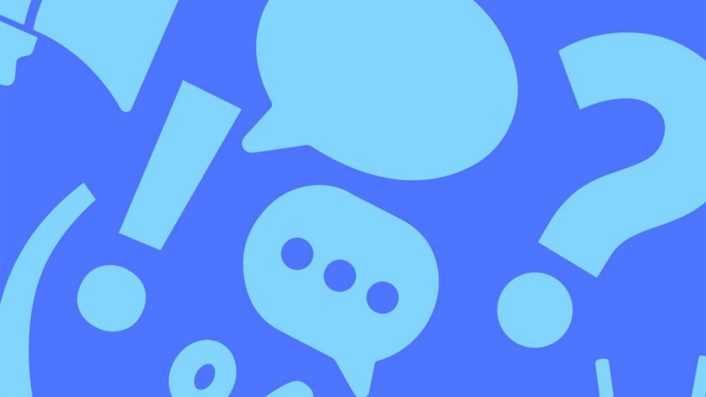 student voice survey graphic background