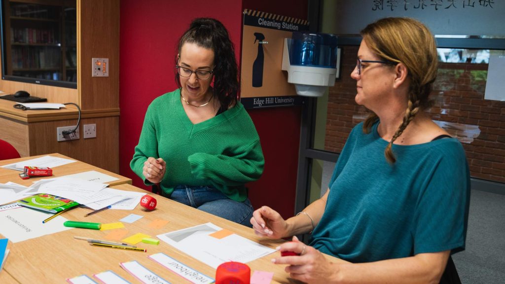 A dyslexia diagnosis taking place.