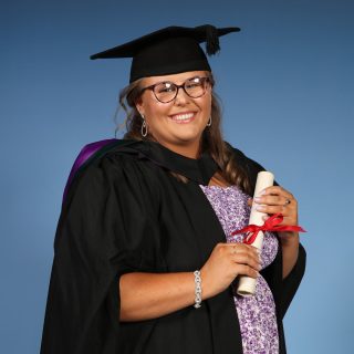 Megan Gorman at her graduation