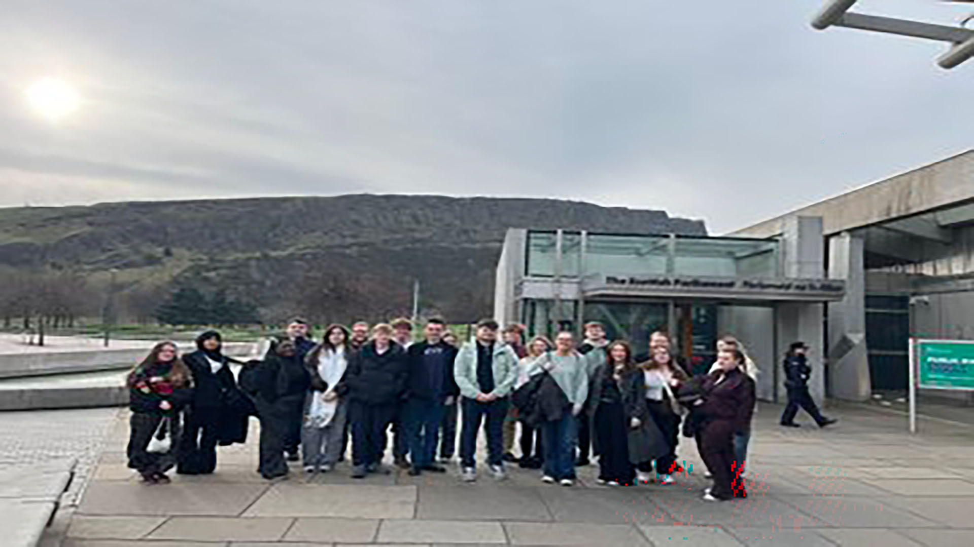 Edge Hill students experience a day in Scottish Parliament