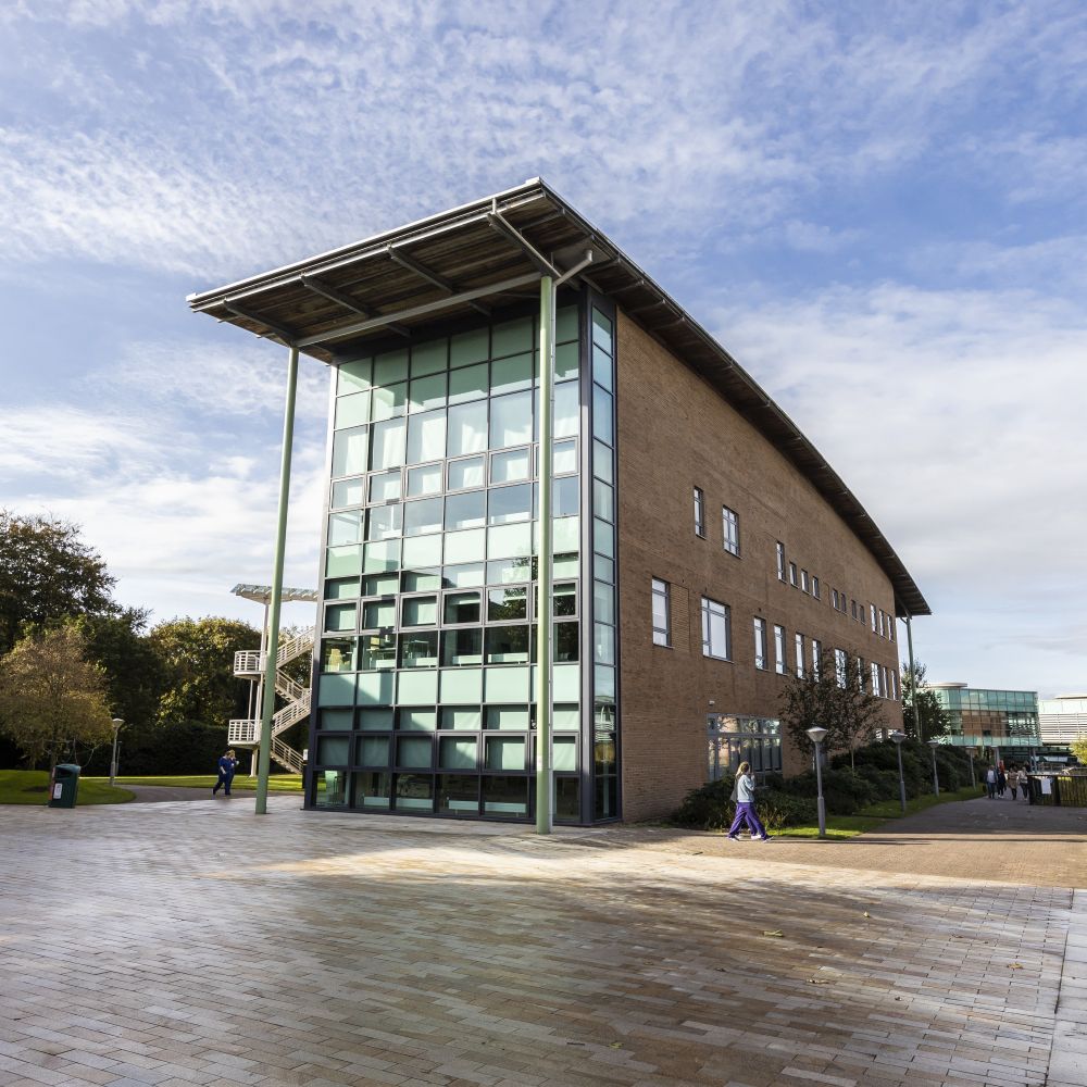 glass building on Ormskirk campus