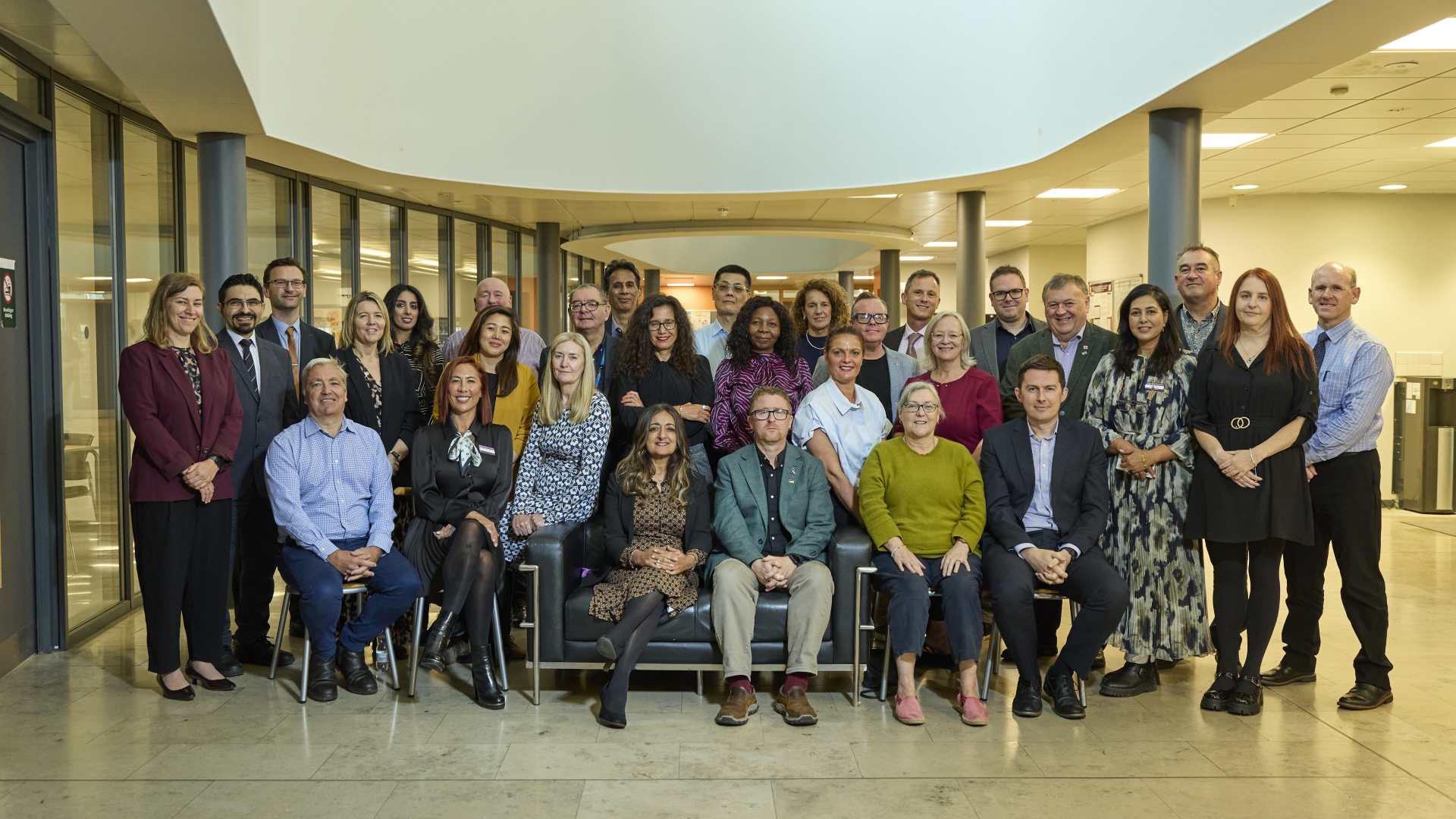 Group image of the staff from the Business School